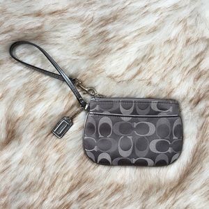 Coach Logo Wristlet